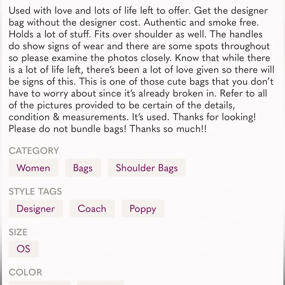 Authentic | Coach Bag | Loved ♥️ - Picture 15 of 15
